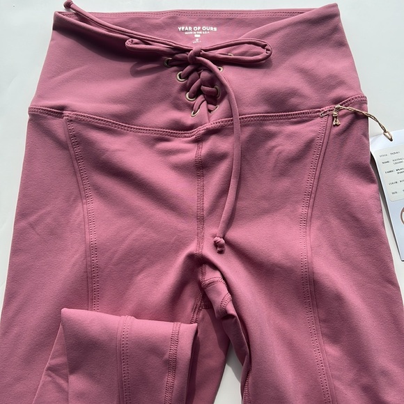 Years Of Ours Football Leggings Rose Small - Picture 4 of 14